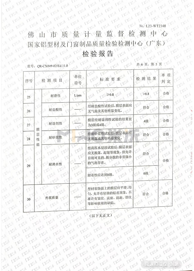 質(zhì)檢報(bào)告5